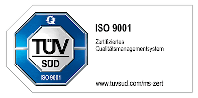 ISO 9001 Zertifikat